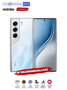 Tecno Camon 40 Pro - 8GB RAM - 256GB Storage - PTA Approved - 12 Months Warranty - White - The Original Bro Mobiles - TOB29